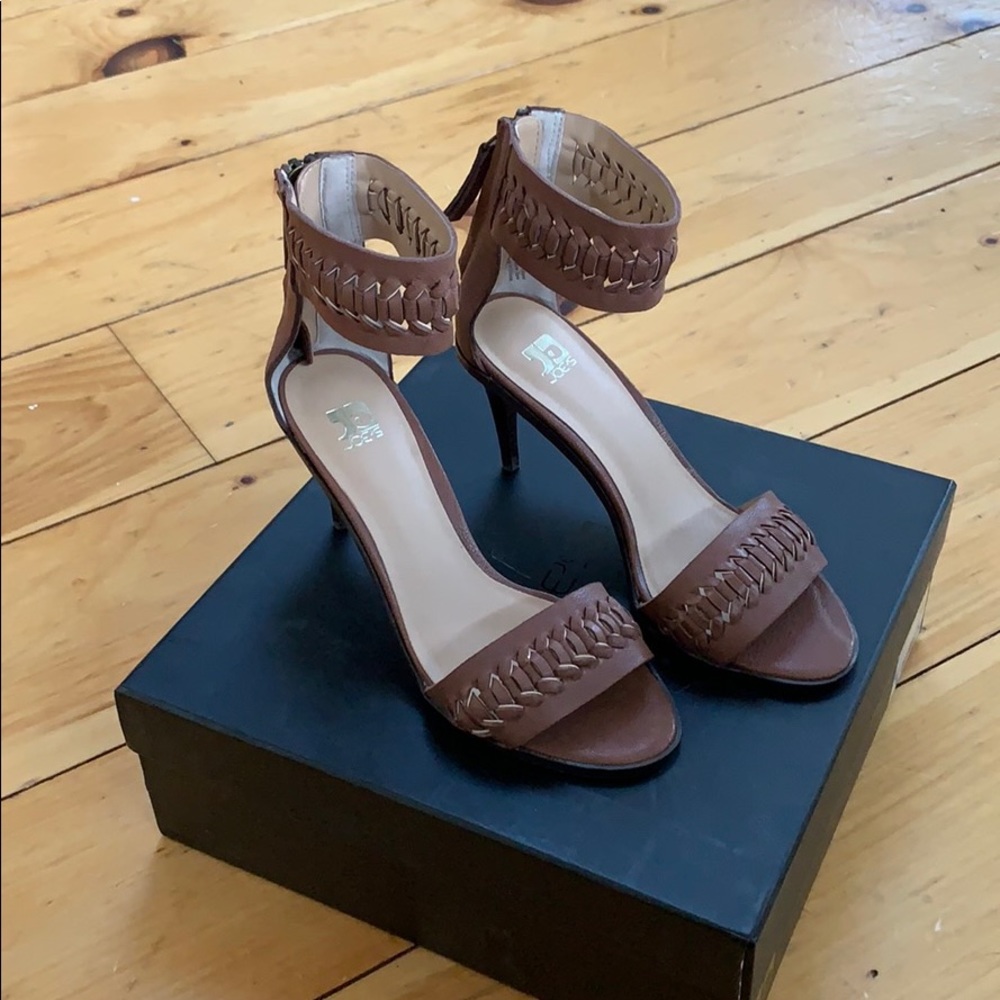 Open toe ankle strap heel (unworn)